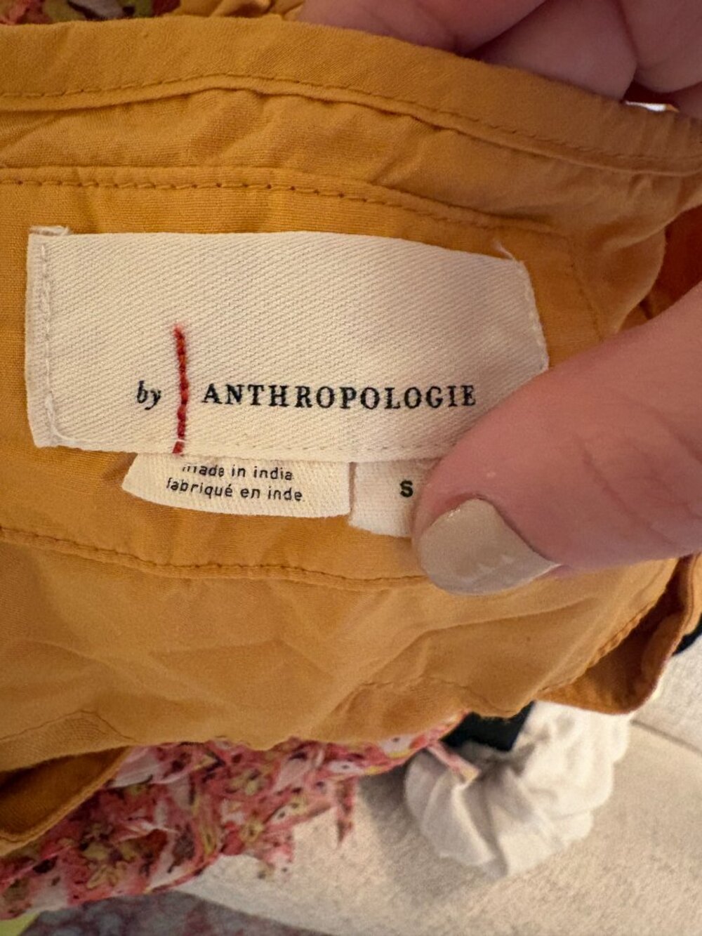 Anthropologie Tan Beige & Orange Somerset Embroidered Maxi Dress - Picture 6 of 6